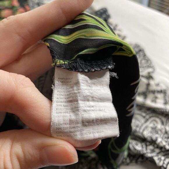 Anthropologie Tiny Women's Lacona Popover Top Size S Floral Boho Colorful Flowy - Picture 8 of 11